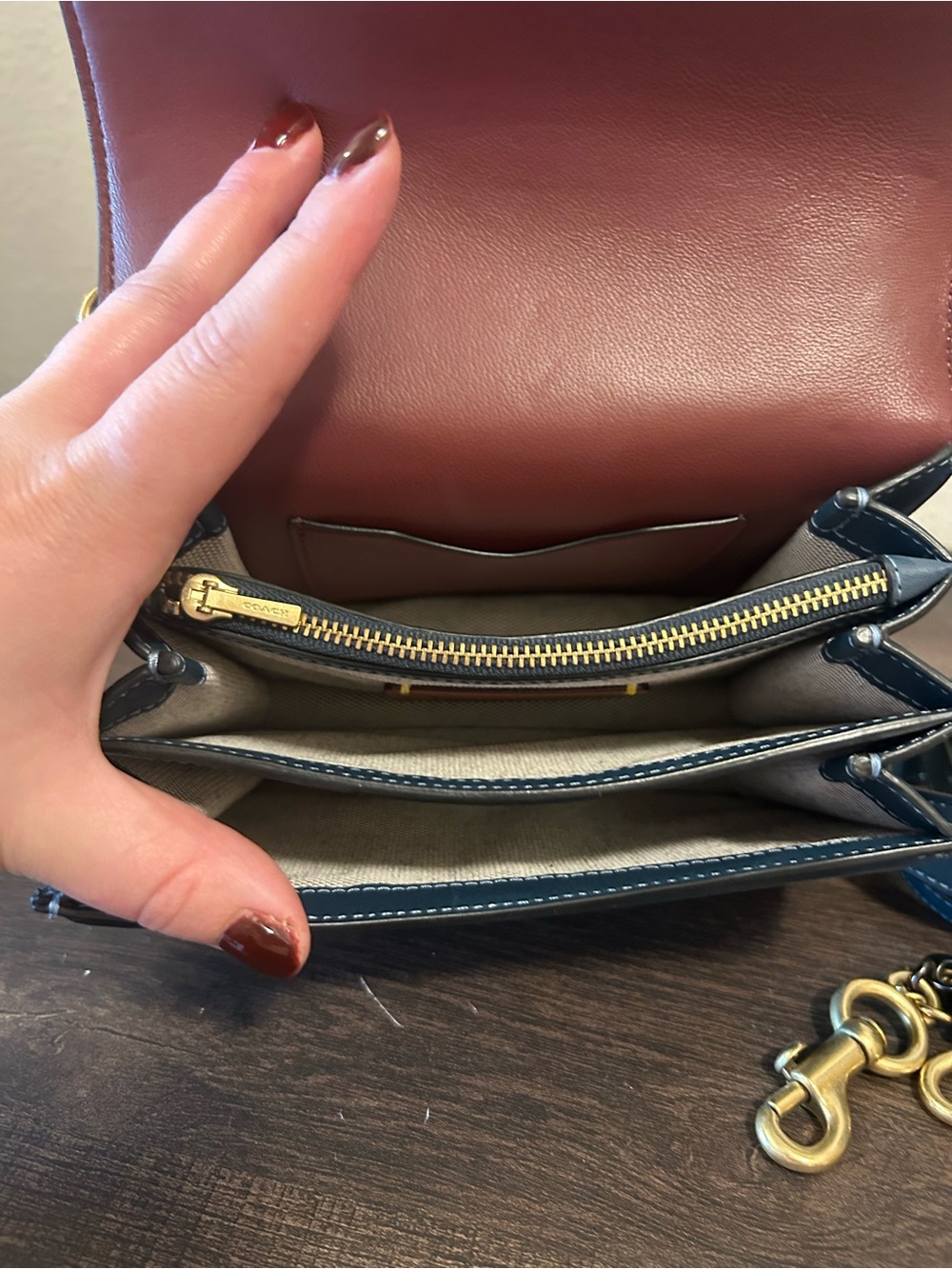 Coach Riley Top Handle - Picture 8 of 11
